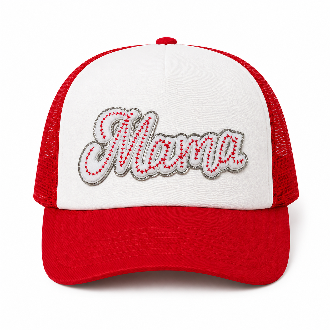 The Baseball Mama Trucker Cap