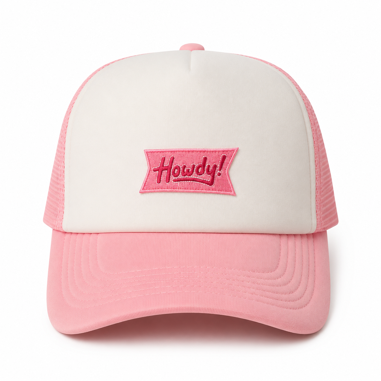 Howdy Pink Trucker Hat