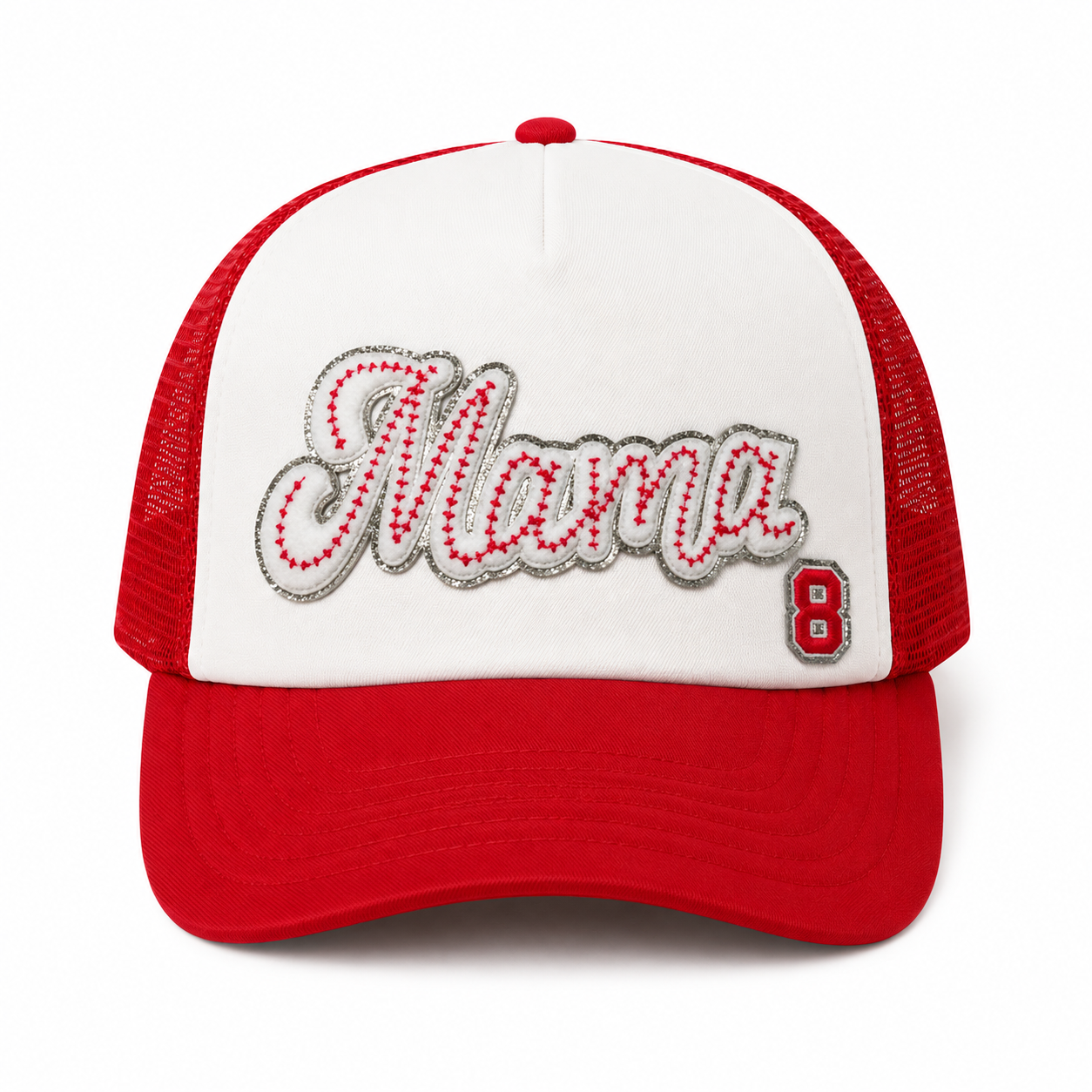 The Baseball Mama Trucker Cap